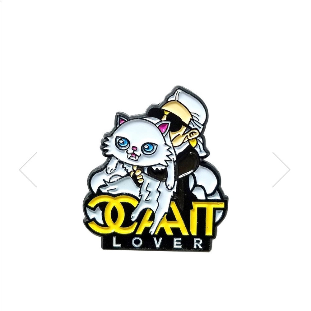 5/$25 Hot Topic PINUPPER Cat Lover enamel pin